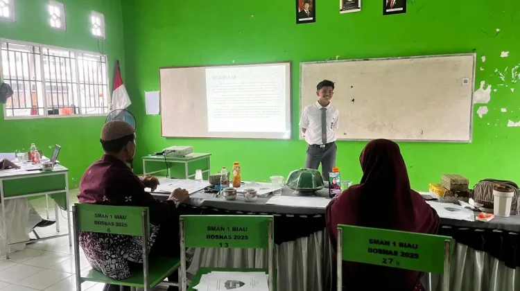 Siswa SMAN 1 Biau Ikuti Sidang Esai P5